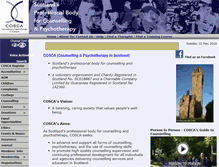 Tablet Screenshot of cosca.org.uk